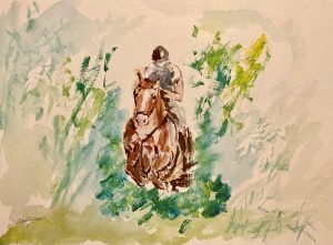 art-cheval-equitation-peinture